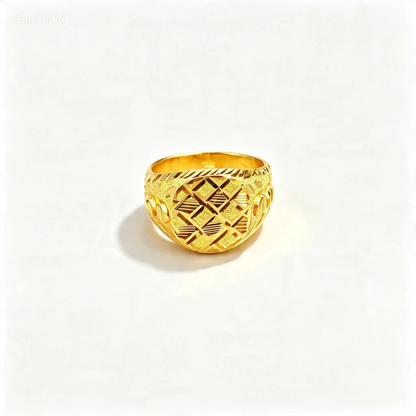 3D RP Rings (AD76) - Silver 925 & Gold Plated